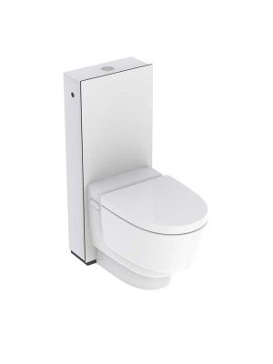 Geberit Aquaclean Mera Classic gulvstående dusjtoalett - Med synlig sisterne hvit