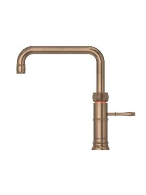 Quooker Classic Fusion SQUARE kjøkkenkran - 3-i-1 gir varmt, kaldt og kokende vann