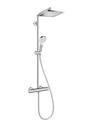 Hansgrohe Crometta E Showerpipe 240 1jet - Takdusjsett med termostat