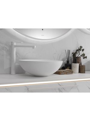 Scala Bad Dario servant i porselen Ø41 cm x H: 15 cm - Bolleservant i Matt hvit
