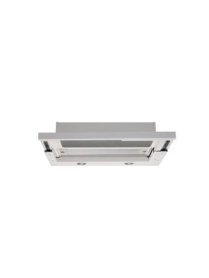 Eico Eicoline W Uttrekksventilator med innebygget motor - Hvit/hvit/glass - 600 mm