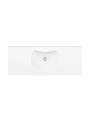 Fossbad Badinett Evermite servant 120 cm x dybde: 48 cm - Hvit