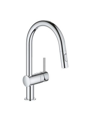 Grohe Minta ettgreps kjøkkenarmatur med uttrekkbar tut - Krom