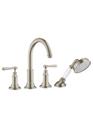 Hansgrohe Axor Montreux 4-hulls kararmatur med vingegrep til badekar