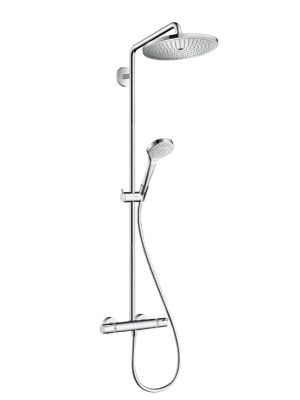 Hansgrohe Croma Select S Showerpipe 280 1jet - Takdusjsett med termostat