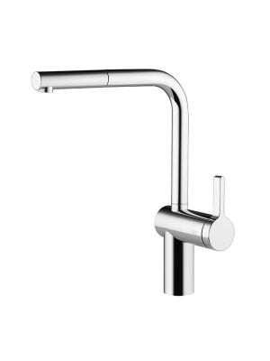 KWC Livello kjøkkenarmatur Høyde 326 mm - Med uttrekkbar tut, Krom