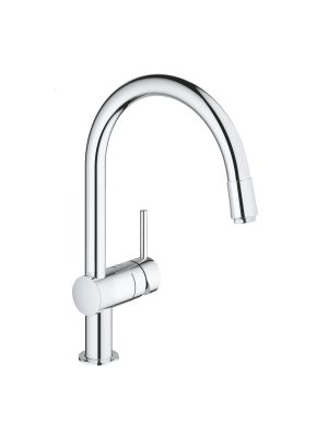 Grohe Minta ettgreps kjøkkenarmatur med uttrekkbar tut - Krom