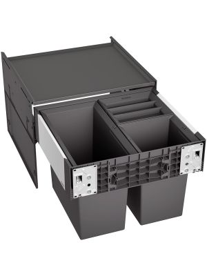 Blanco Select II 50/3 B:468 x D:400 x H:361 mm - 3-delt sorterer med manuelt uttrekk
