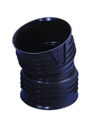 Wavin X-stream bend 15º ekskl. pakning med 2 muffer - 200 mm