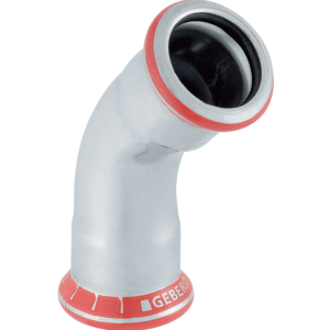 Geberit Bend 45° med 2 muffer