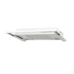 Villavent volumhette uttrekkbar 60 cm 394-10B slimline for fellesventilasjon/balansert ventilasjon
