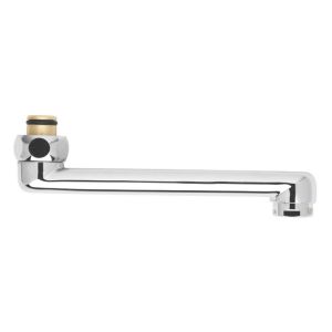 Korsbakken Damixa svingtut 150 mm - krom