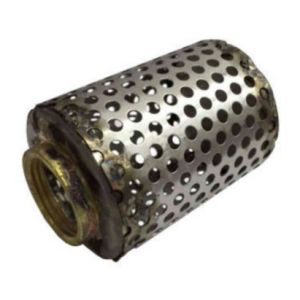 Bunnsil for hyttepumpe/sentrifugalpumpe, sylindrisk 1/2" bunnsil, rustfritt stål