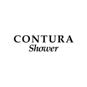 Contura gulvfeste til Showerama Art fastvegg - Krom eller sort matt