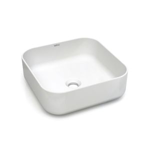 Korsbakken Bathco Dinan firkantet servant i porselen - 38 cm eller 50 cm