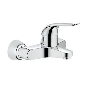 Grohe Euroeco Special servantbatteri 157 mm tut, for vegg, Krom