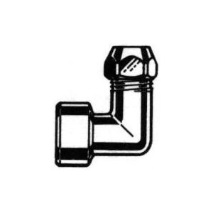 Nil forkrommet albu innv.gj. 1/2 x 10mm