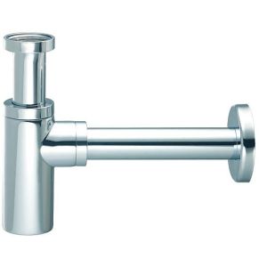 Fima Vannlås 1 1/4" (32 mm) rund - Krom og Sort matt utførelse
