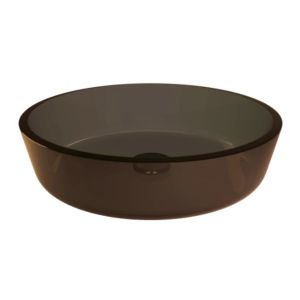 Fossbad Amor bolleservant i bruntonet glass