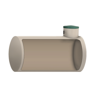 Vanntank for drikkevann, VA 10 m3, 10 000 liter, liggende