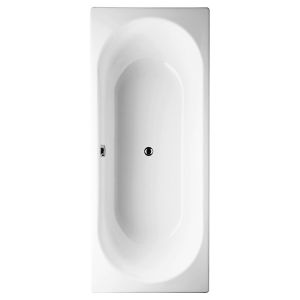 Gustavsberg 1220 badekar 160x70 cm for innbygging med hull til overløp