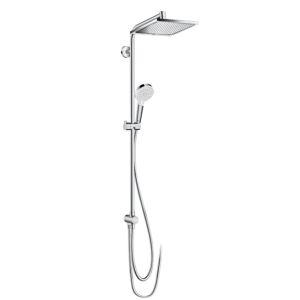 Hansgrohe Crometta E Showerpipe 240 1jet EcoSmart 9 l/min Reno - uten armatur