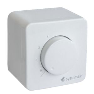 Villavent MTP 20 Potensiometer hastighetsregulering 0-10 V av EC motor - Av/på, 3-trinn