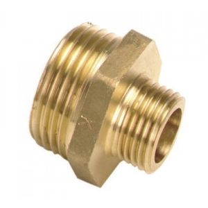 Isiflo messing overgang ansatsnippel - gjengefittings