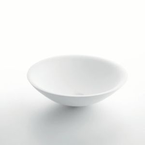 Korsbakken Bathco Piamonte servant - bolleservant i Solid Surface i hvit matt