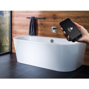 Sanipro SaniSound trådløst og innebygd Bluetooth lydanlegg i badekaret