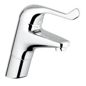Grohe Euroeco Single Sequential Ettgreps servantarmatur, DN 15, Høy modell - uten bunnventil