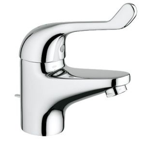 Grohe Euroeco Special servantarmatur med oppløftsventil, sikkerhetsbatteri, Krom