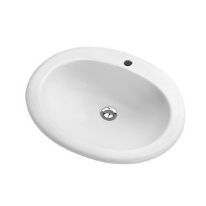 Oval servant for nedfelling i porselen