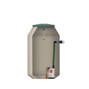 Fyru støtbelaster 0.75 m3 m/ Pedrollo Top 5 pumpe