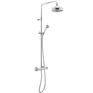 Korsbakken Damixa Tradition takdusjsett med termostat - justerbar stang 1020-1250 mm
