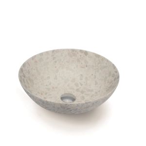 Korsbakken Bathco Terrazo One bolleservant - håndmalt servant i porselen