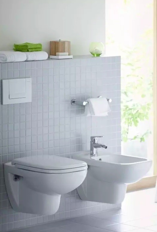 Duravit D-Code pakke rimless toalettskål og sete 56 cm