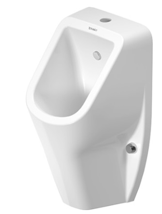 Duravit D-code urinal med synlig tilslutning