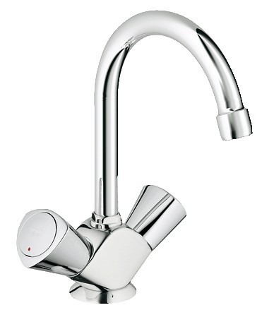 Grohe Costa S Togrepsbatteri til servant, Med bunnventil