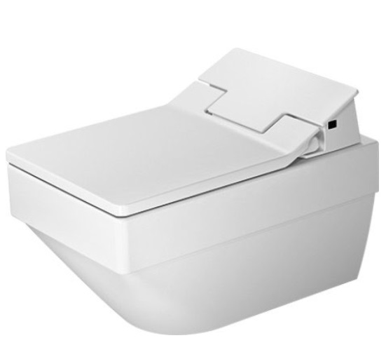 Duravit Vero Air vegghengt toalett, til SensoWash Rimless-u/skyllekant